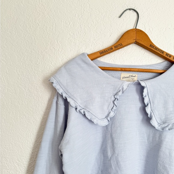 Universal Thread Light Blue Ruffle Sweatshirt - Picture 5 of 5